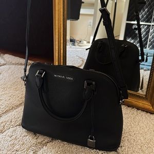 Michael Kors leather shoulder bag